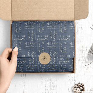 All The Holiday Wishes Personalised Tissue Paper