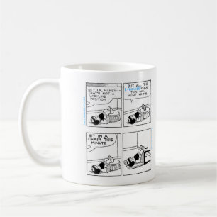 "All the Lymphies Relax This Way" Elevating Nancy Coffee Mug