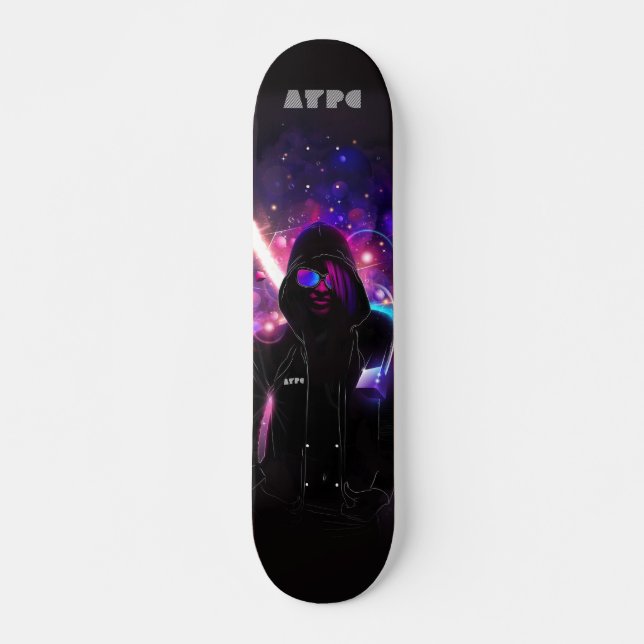 All The Pretty Colours Skateboard (Front)