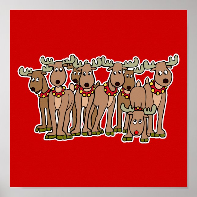 all the reindeer poster (Front)
