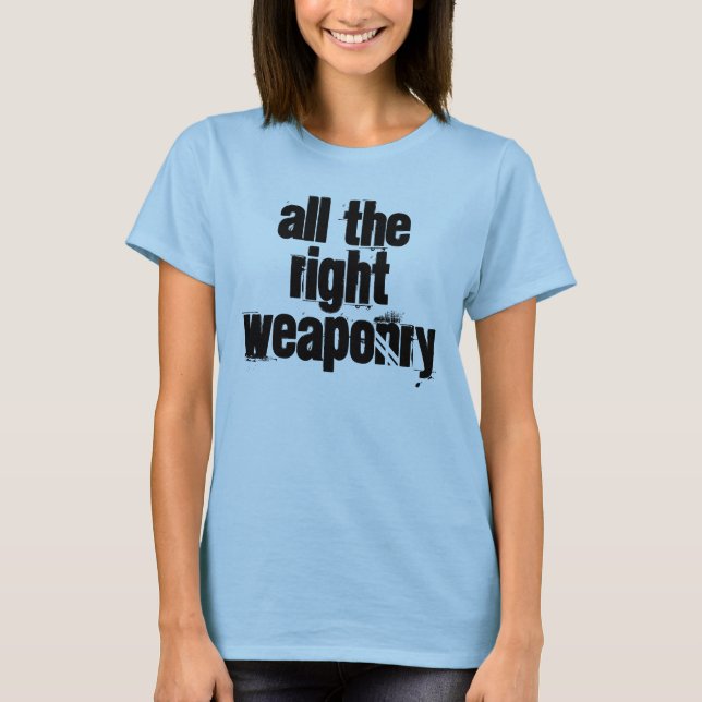 All The Right Weaponry Flowy Top (Front)