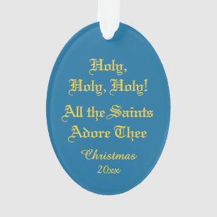 All the Saints Adore Thee (VVP OO2) w/Text Oval Ornament