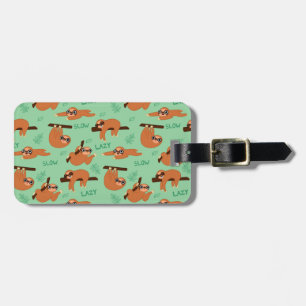 all the sloths luggage tag