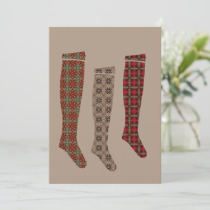All The Stockings Were Hung Holiday Card