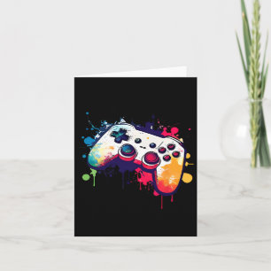 All The Things Video Game Controller Gamer Boys Me Card