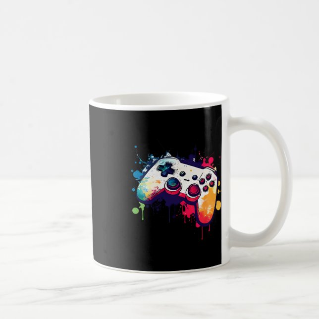 All The Things Video Game Controller Gamer Boys Me Coffee Mug (Right)
