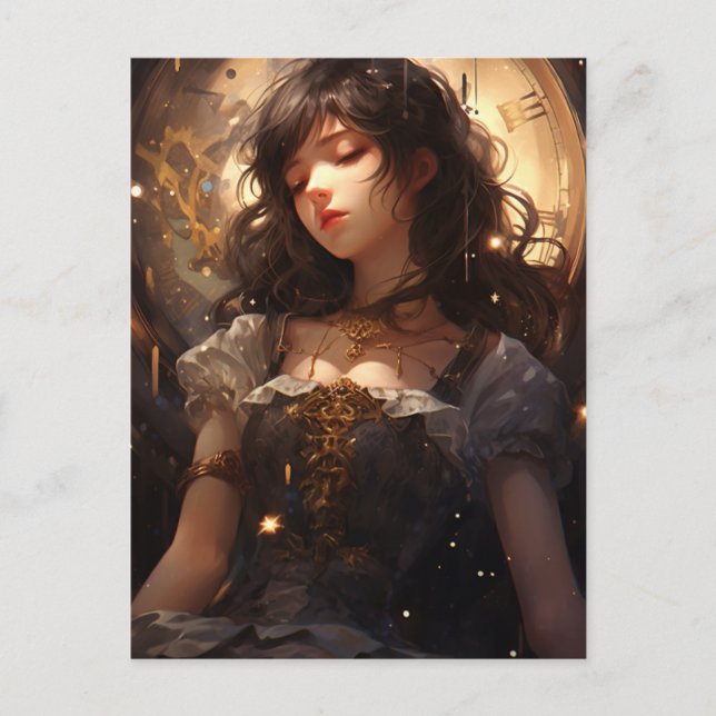 All The Time Alice Postcard (Front)