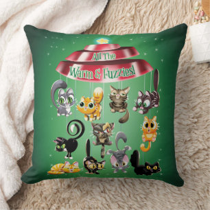ALL THE WARM & FUZZIES by Jeff Willis Art Cushion