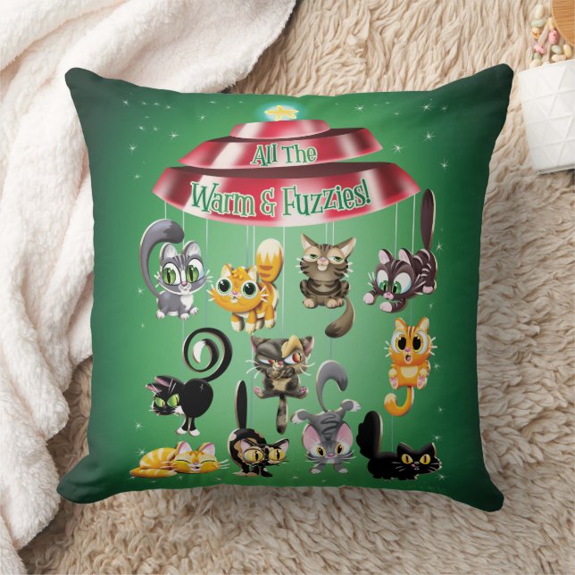 ALL THE WARM & FUZZIES by Jeff Willis Art Cushion (Blanket)