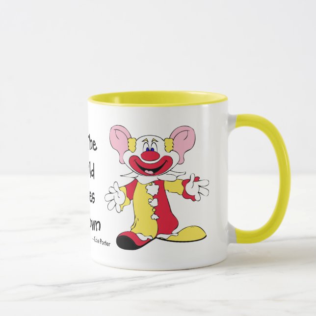 All The World Loves a Clown Ceramic Mug (Right)