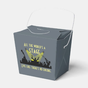 All the World's a Stage Favour Box