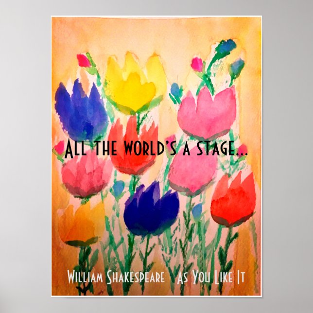 All the World's a Stage Poster (Front)