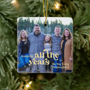 All the Years Photo Christmas Ornament