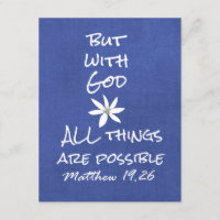 All things are Possible Bible Verse
