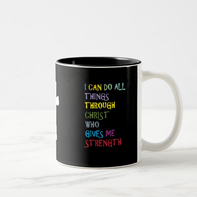 ALL THINGS BLACK Two-Tone COFFEE MUG (Right)