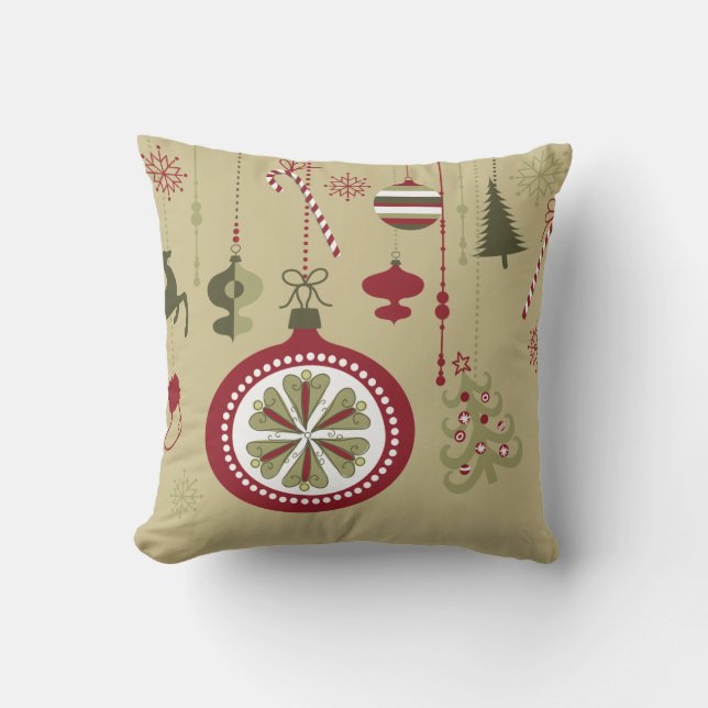 All things Christmas Holiday Cushion (Front)
