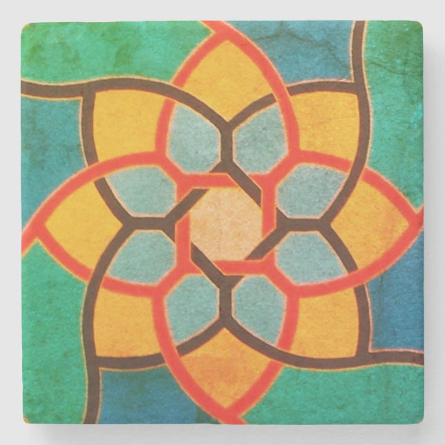All Things Fall Apart - Centre C - Marble Coaster (Front)