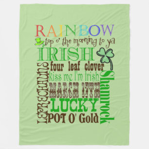 All Things Irish Fleece Blanket