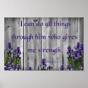 All Things, Philippians 4:13 Poster