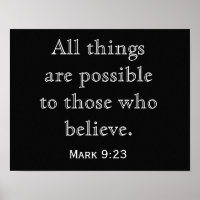 All things Possible -- Art Print