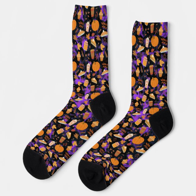 All things Pumpkin Socks (Left)