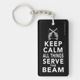 All Things Serve The Beam Key Ring