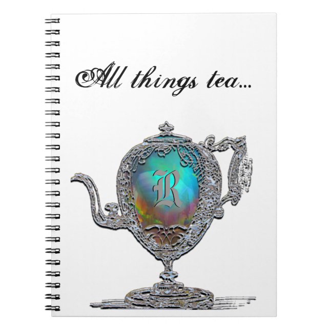 All things tea Monogram Notebook (Front)