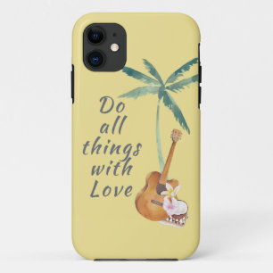 All Things With Love Tropical iPhone 11 Case