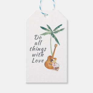 All Things With Love Tropical Gift Tags