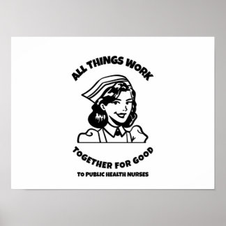 All things work together for good to public health poster