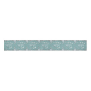 All Things Work Together - Rom 8:28 Grosgrain Ribbon