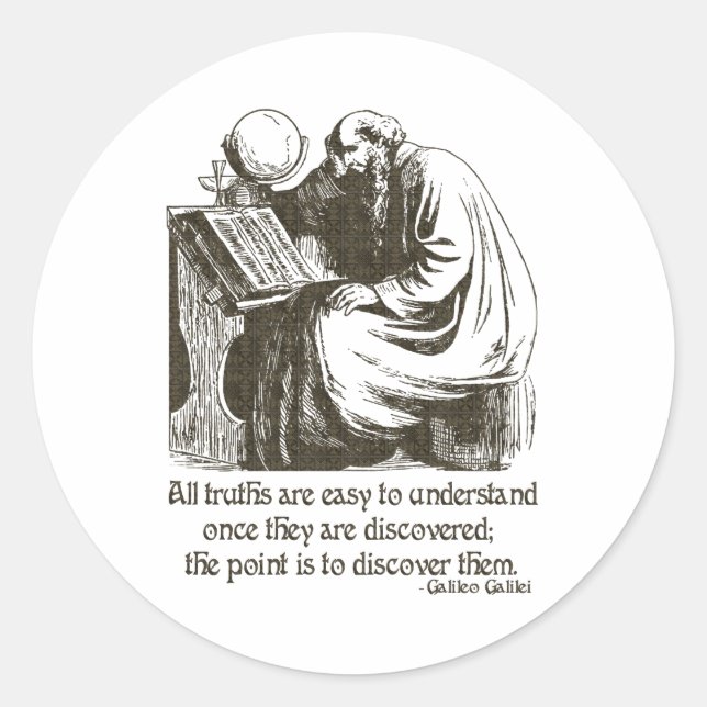 All Truths Classic Round Sticker (Front)