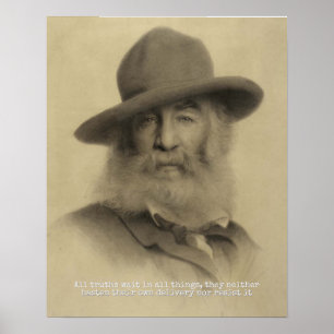 All Truths Wait In All Things Inspirational Quote Poster