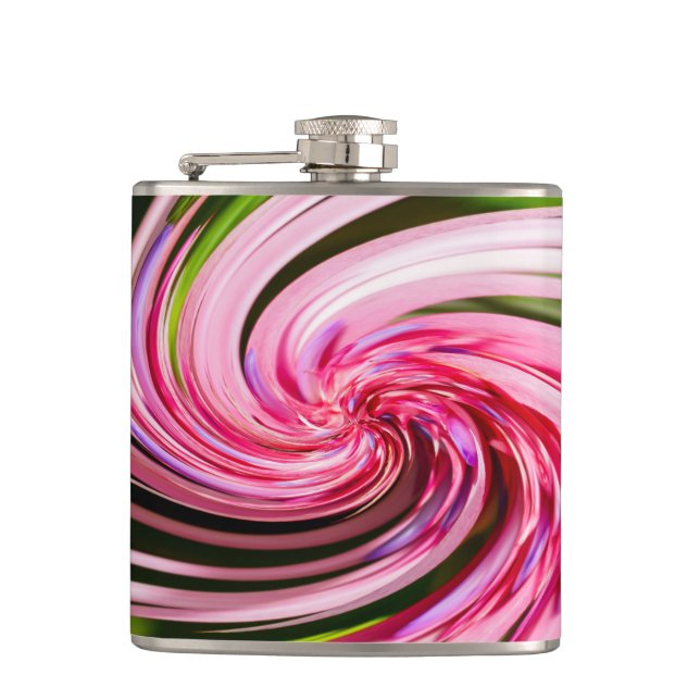 All Twisted Up Hip Flask (Front)