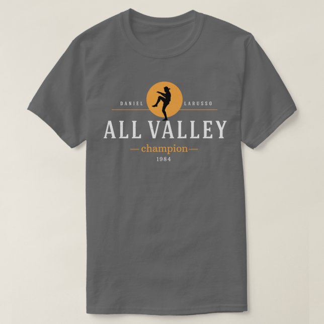 All Valley Champion 1984 Daniel Larusso T-Shirt (Design Front)
