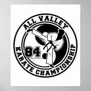 All Valley Karate Championship Poster