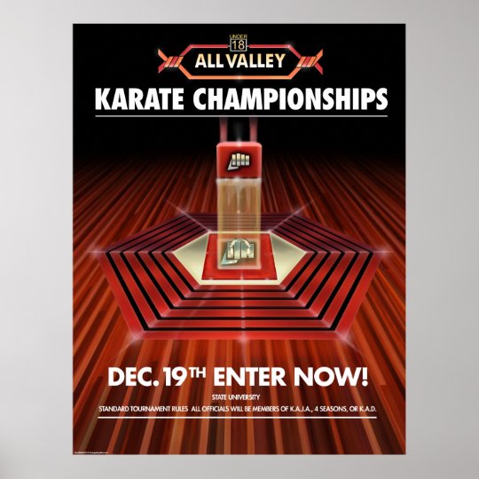 All Valley Tournament Poster Zazzle.co.uk