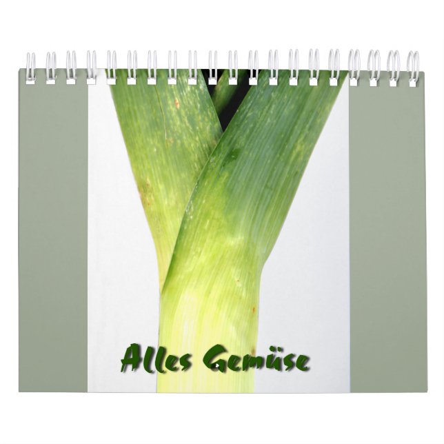 All vegetables calendar (Cover)
