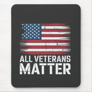 All Veteran Matter American 4th Of July Patriotic  Mouse Mat