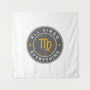All Virgo Everything Official Logo Wall Tapestry