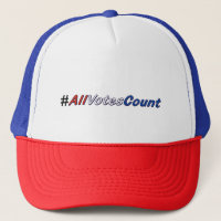 All Votes Count on Trucker Hats