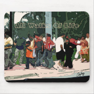All Walks Of Life Mouse Mat