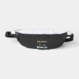 All Want Christmas Is Fishing Fisherman Fish Snowf Bum Bags