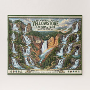 All Waterfalls of Yellowstone National Park Jigsaw Puzzle