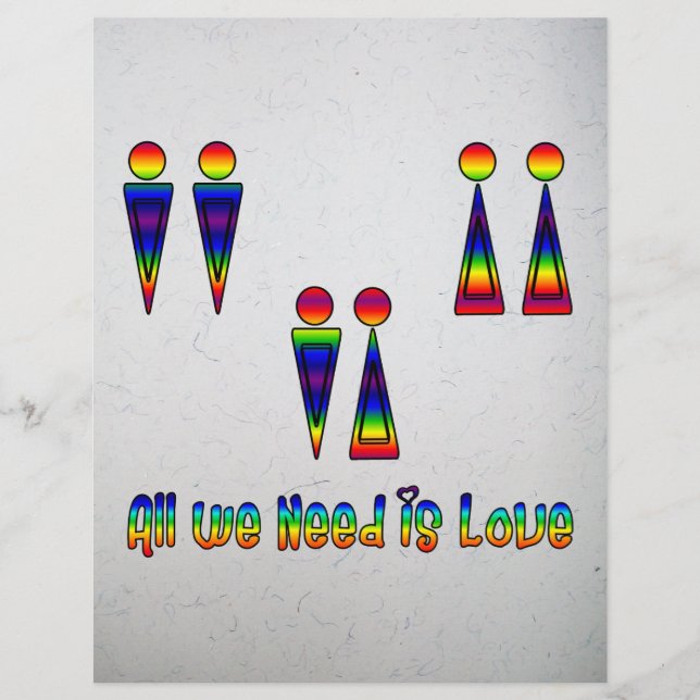All We Need is Love Flyer (Front)