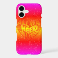 All We Need is Love Heart Colorful