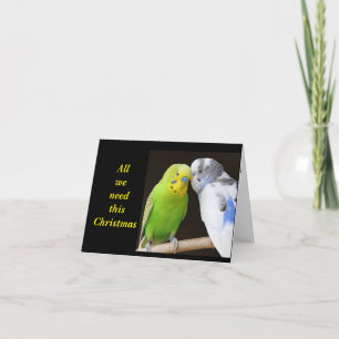 "ALL WE NEED IS SOME MISTLETOE" CARD