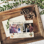 All We Want for Christmas Photo Engagement Card<br><div class="desc">Send some holiday or Christmas and engagement cheer with your fun All We Want for Christmas Engagement Photo Card.</div>