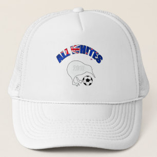 All Whites Kiwi Soccer Football fans gifts Trucker Hat