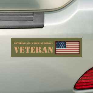 All Who Have Served Veteran Bumper Sticker